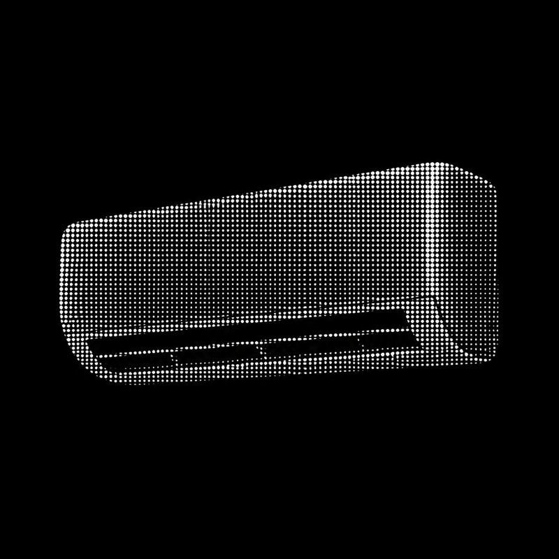 Halftone illustration of an air conditioning unit